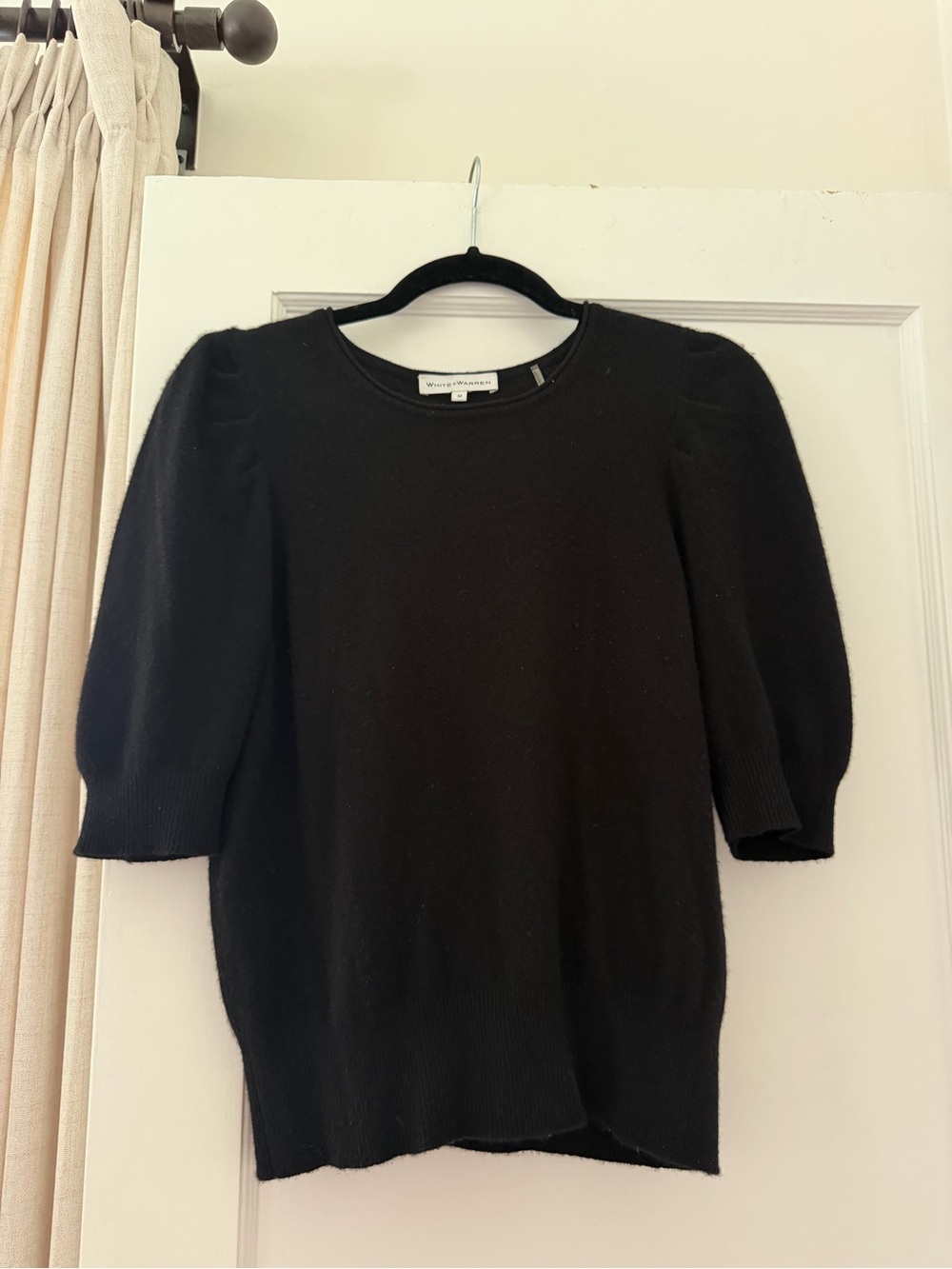 White + Warren Cashmere Tee - M
